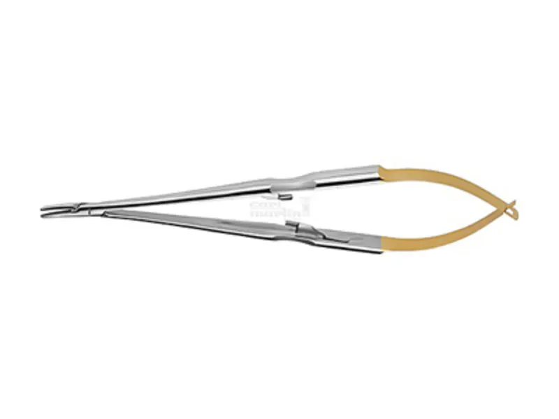 CM Naaldvoerder Castroviejo TC gebogen 18cm LS A44327 img