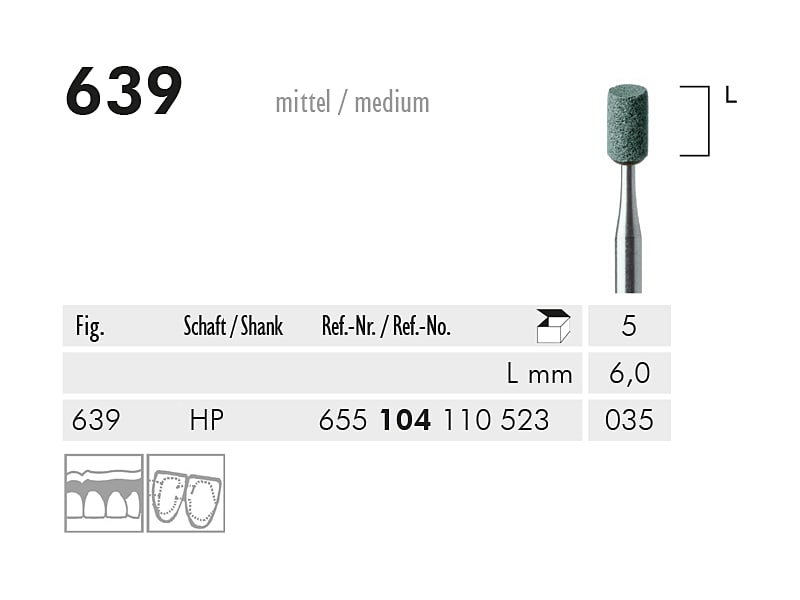 ME HP 639 slijppunt gemont.groen 1x5 A27960 img