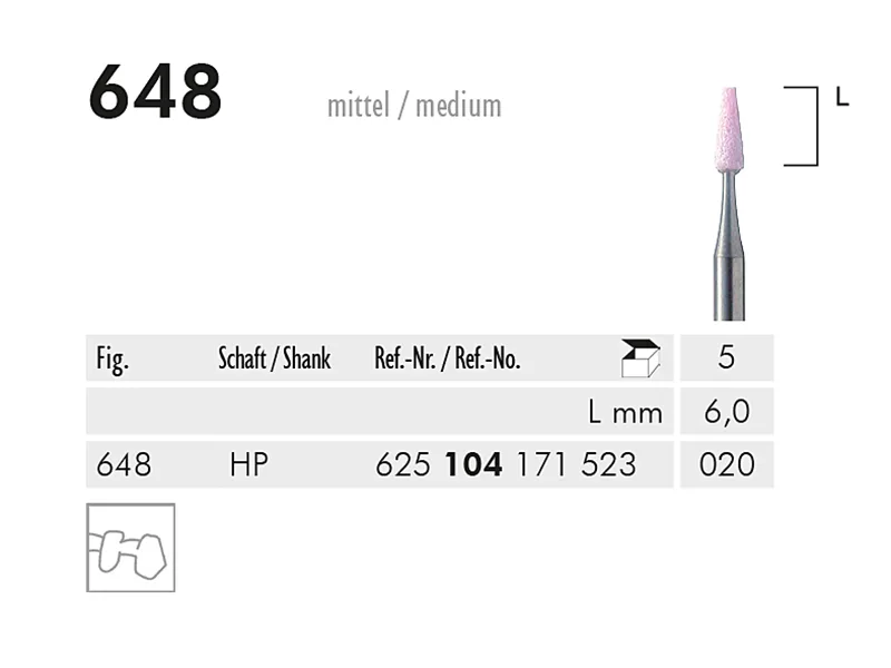 ME HP 648 slijppunt gemont.roos 1x5 A37375 img