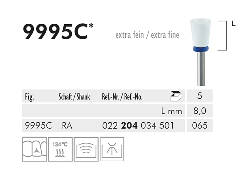 ME RA 9995C-065 prophycup wit gemonteerd 1x5 A38104 img