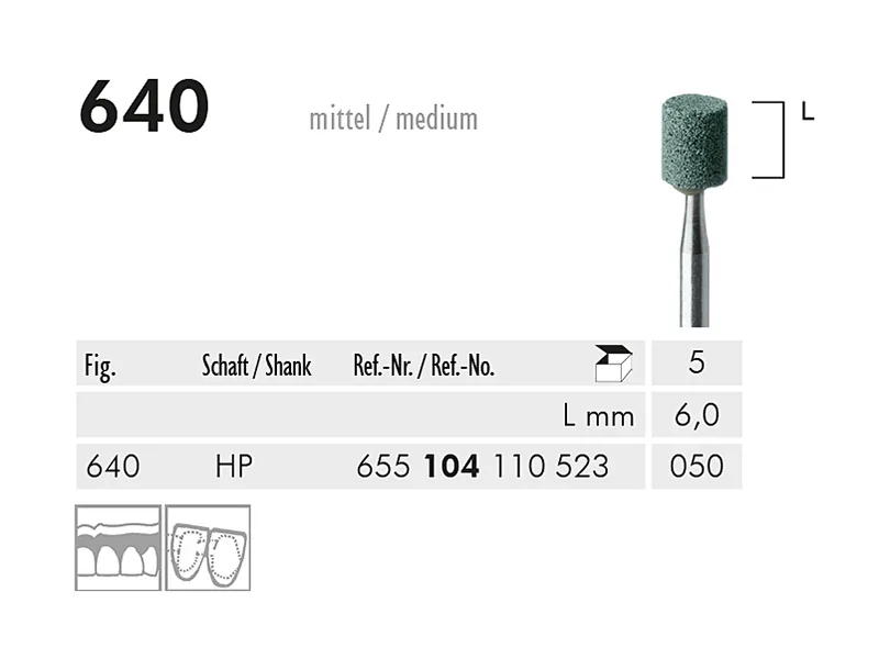 ME HP 640 slijppunt gemont.groen 1x5 A31146 img