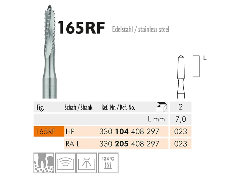 ME RAL 165-023 chirurgische frees 1x2 1523 img