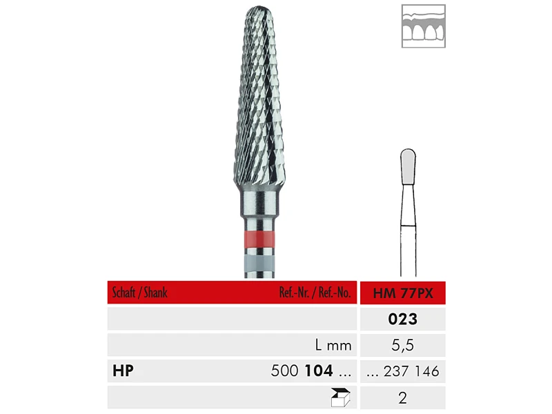 ME HP HM 79PX-040 hardmetaalfrees 1x2 A41430 img