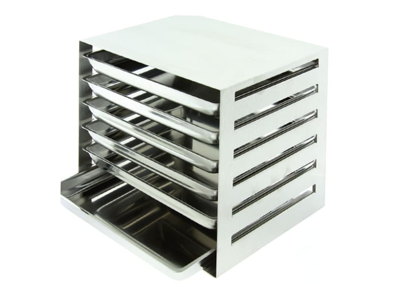 Nichrominox inox rek leeg 21x15,8x18,2cm A47135 img