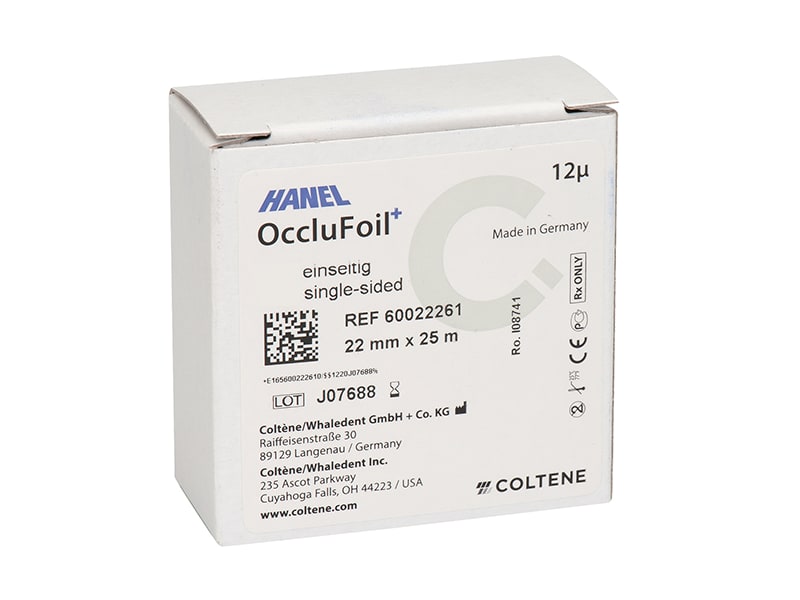 Hanel OccluFoil+ 12µ 22mm 1-zijdig 2428 img