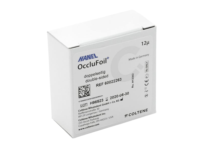 Hanel OccluFoil+ 12µ 22mm 2-zijdig 2429 img