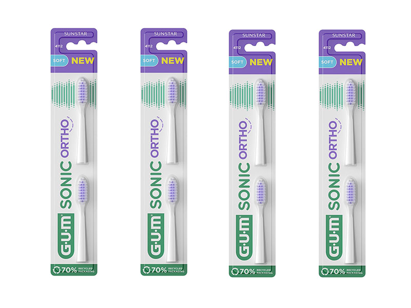GUM Sonic Daily Ortho opzetborstel 4x2 A51479 img
