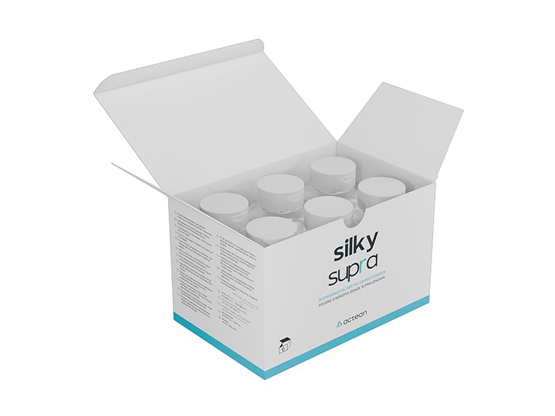 Acteon Silky Supra Menthe poudre bouteilles 6x200g A51508-MI img