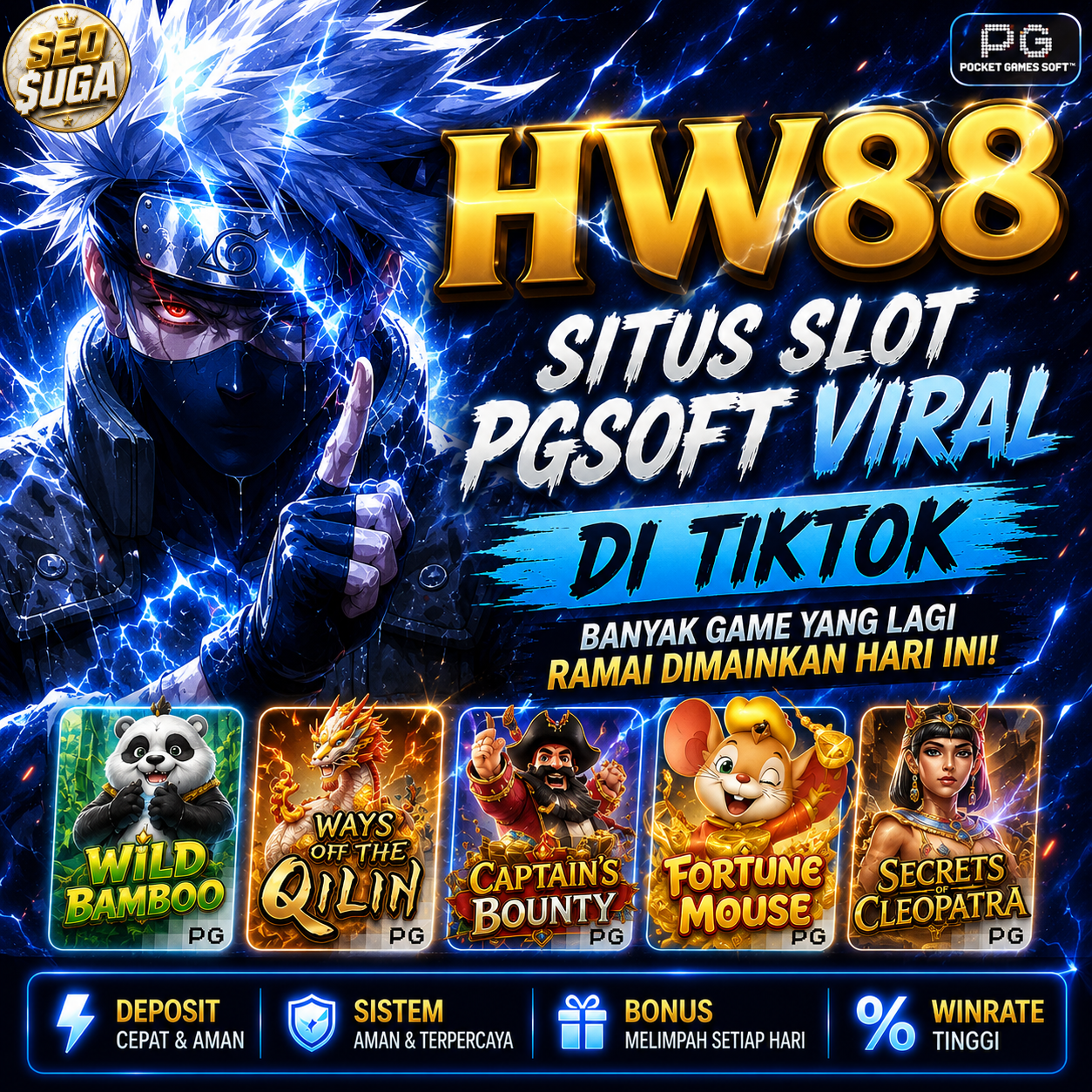 HW88 : Situs Slot PGSOFT Viral di TikTok, Banyak Game yang Lagi Ramai Dimainkan Hari Ini
