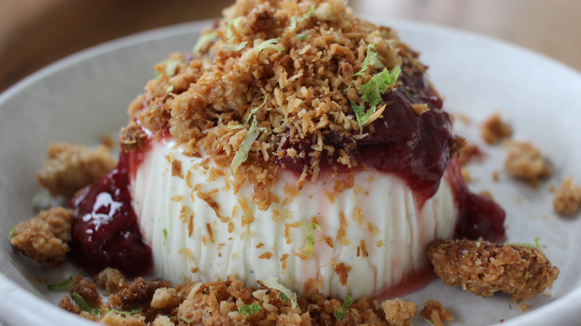 Panna cotta is an Italian dessert