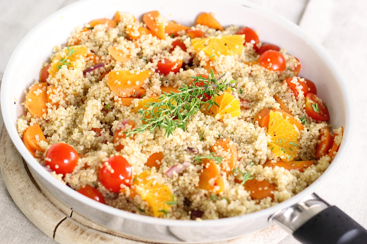 Quinoa is a flowering plant