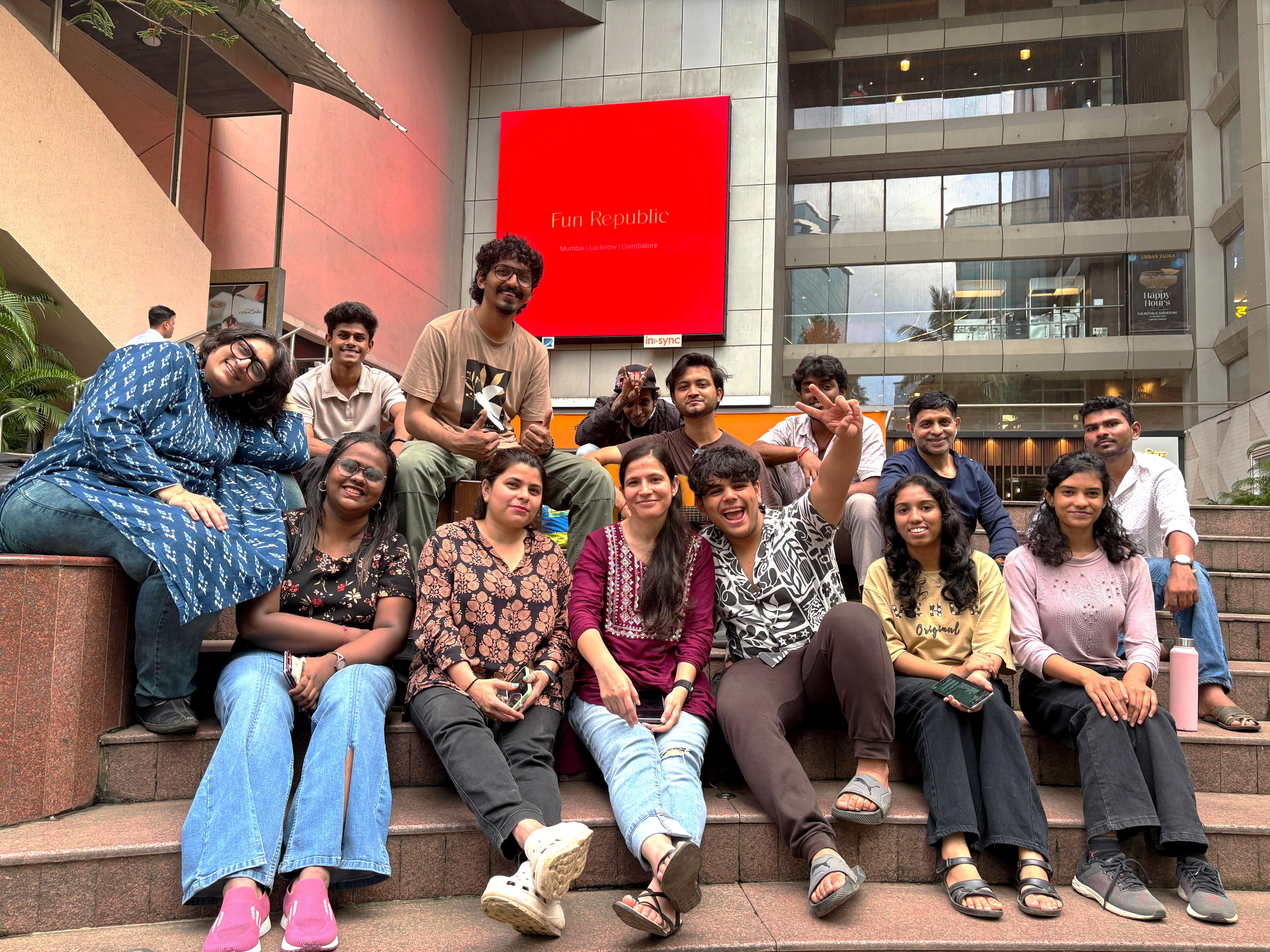 Youthful workshop session at Soundscape Institute