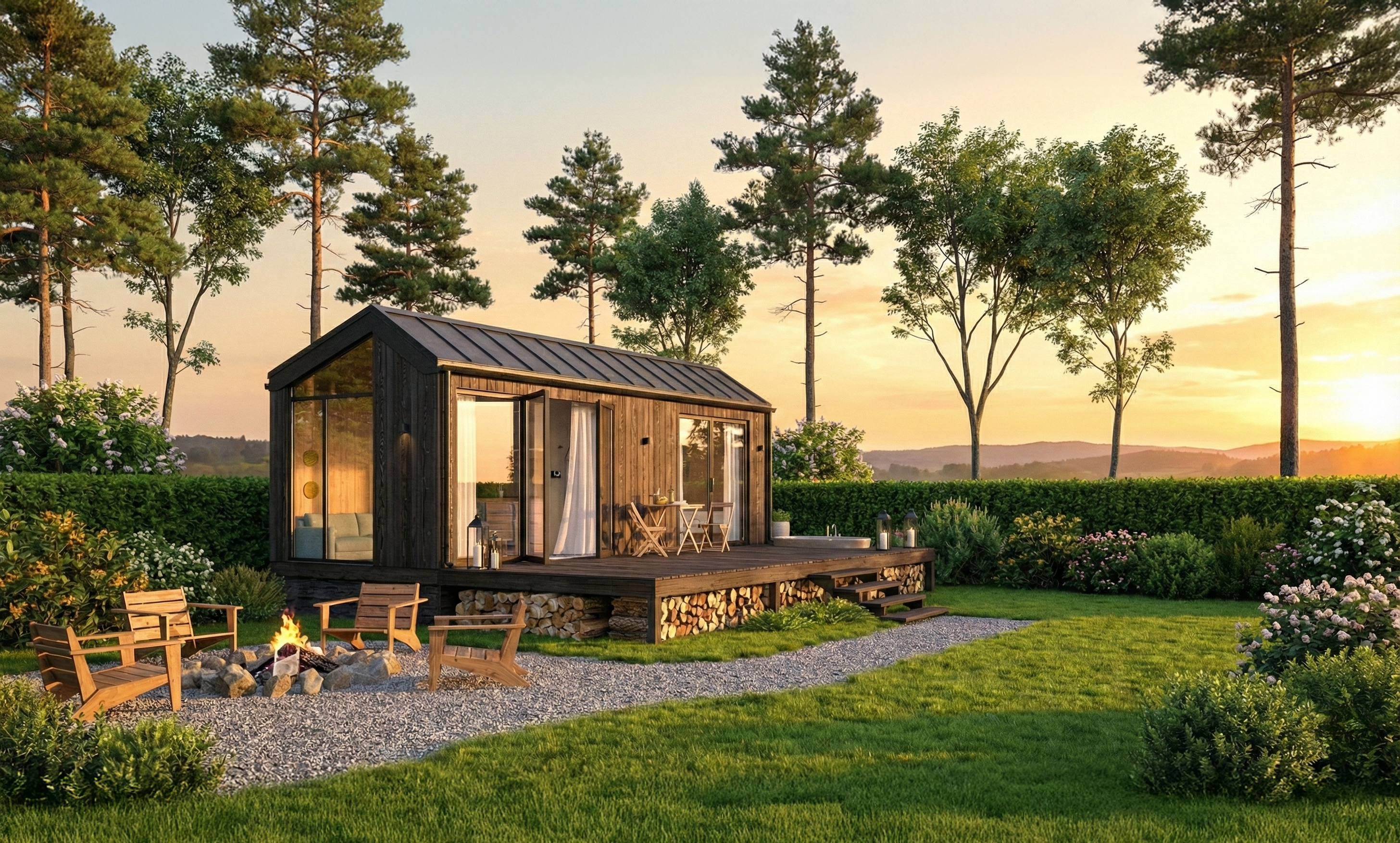 Outdoor Deck & View