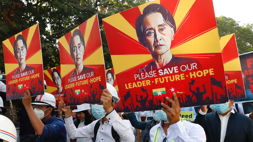 Myanmar Junta Cuts Aung San Suu Kyi’s Sentence in New Year Amnesty