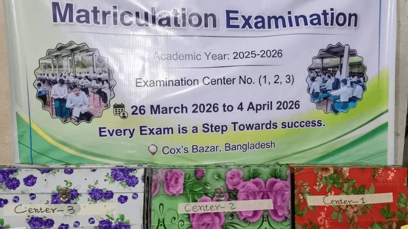 Rohingya Refugees Sit First-Ever Matriculation Exams in Bangladesh Camps