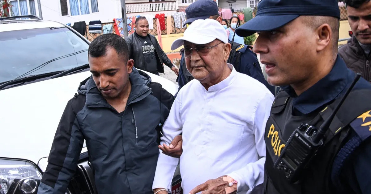 Former PM Oli Admitted to Hospital After Arrest in Nepal Youth-Protest Case