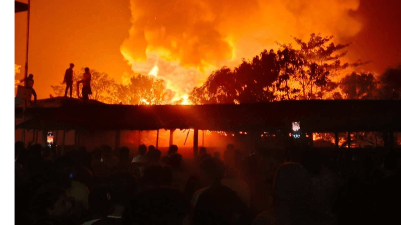 Fire at Rohingya camp in Bangladesh damages dozens of shelters: UN migration agency