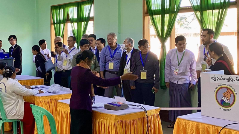 Myanmar Junta Completes First Phase of Widely Criticized Election