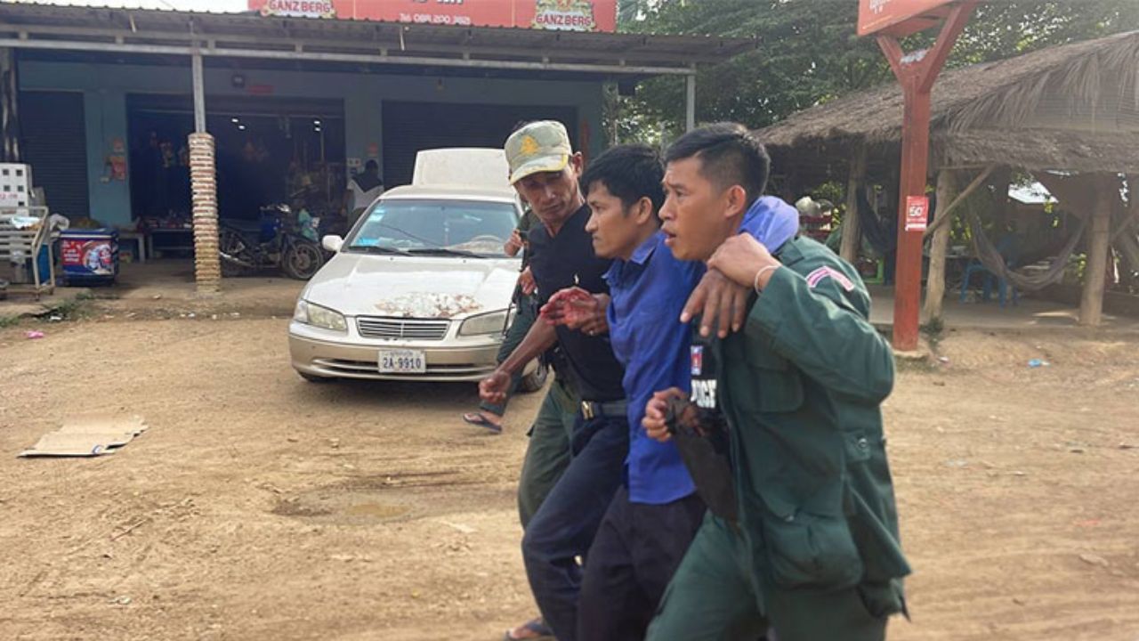 Five Cambodians Injured as Thai Soldiers Open Fire Along Border