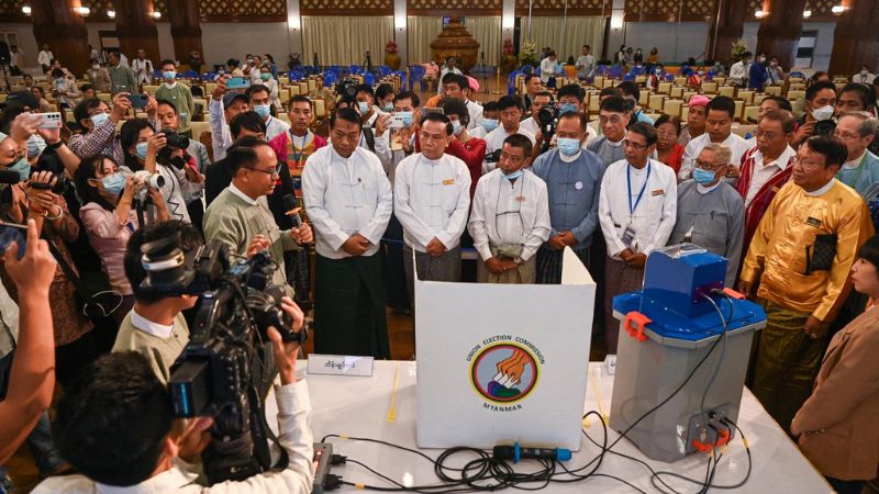 Myanmar junta arrests three artists for criticizing upcoming election