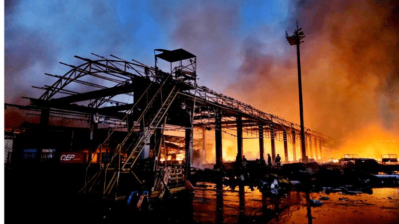 Dhaka Airport Fire Halts Garment Exports, Losses Could Reach $1 Billion