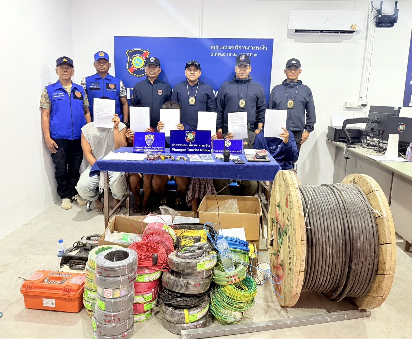 Myanmar Nationals Arrests Uncover Illegal Israeli Business Scheme on Koh Phangan