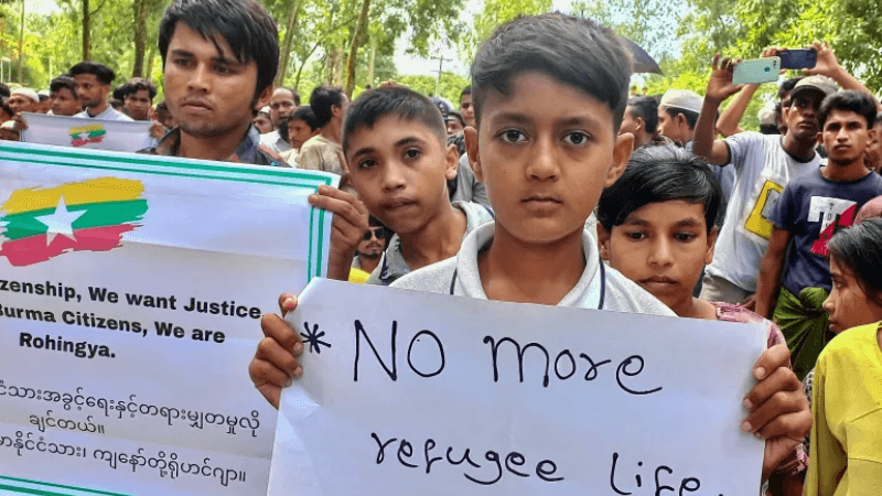 Resettlement Rejected: Rohingya Demand Return to Rakhine
