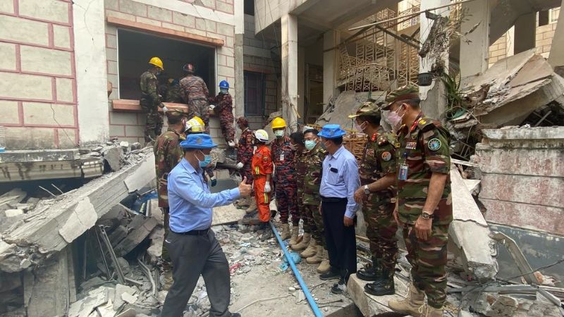 Bangladesh Completes Earthquake Aid and Rescue Operations in Myanmar