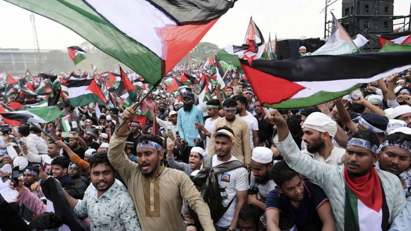 Over 200,000 Join ‘March for Gaza’ in Dhaka, 4-Point Demand Declared for Global and National Action