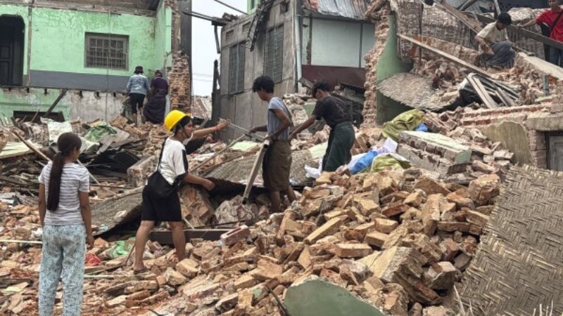 Authoritarian Regimes Under Fire for Mishandling Earthquake Disasters in Tibet and Myanmar