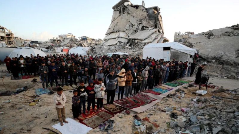 Israeli air attacks kill dozens in Gaza as Palestinians mark Eid al-Fitr