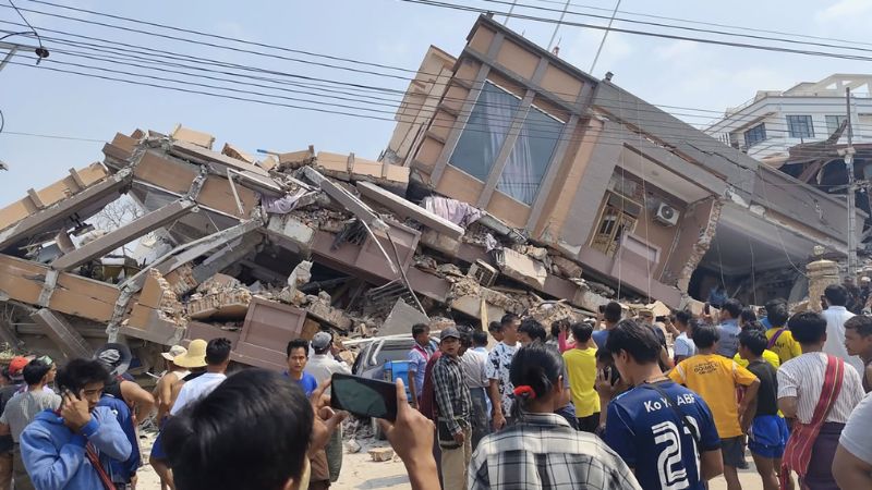 Massive 7.7-Magnitude Earthquake Rocks Myanmar, Spreading Panic Across Asia