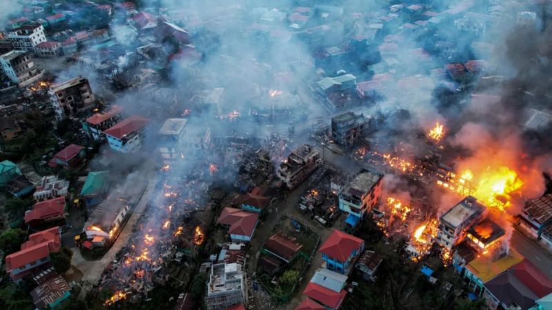 Myanmar Junta Airstrikes Leave Over 60 Civilians Dead Across Six Regions