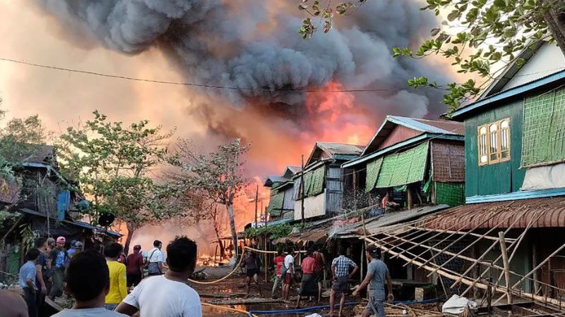 Myanmar Airstrike Kills At Least 40 in Rakhine State Village