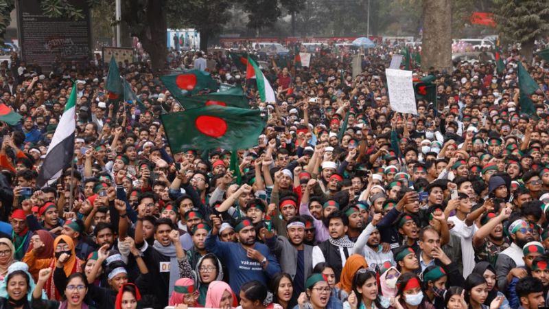 Thousands rally in Bangladesh demanding prosecution of Sheikh Hasina