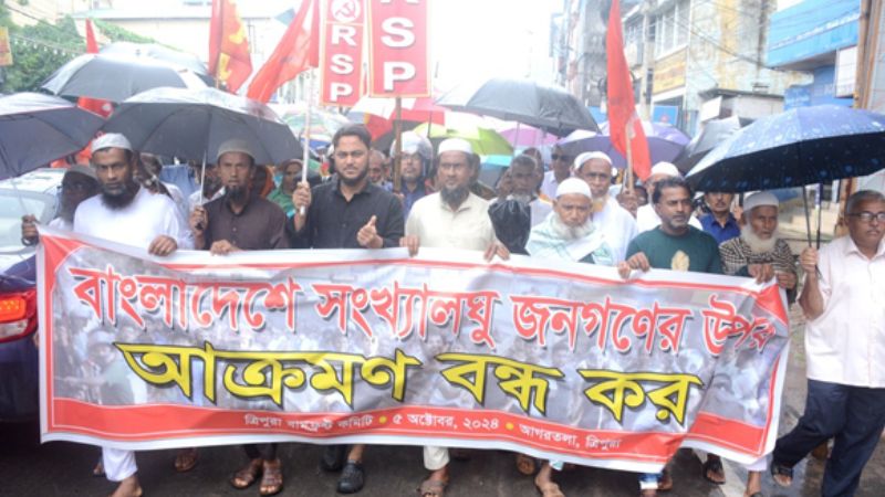 Rallies in India Demand Accountability for Violence Against Bangladesh Minorities