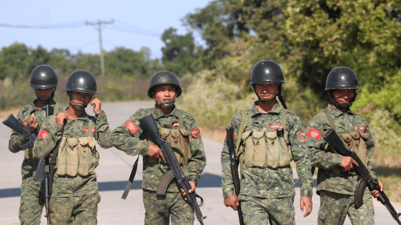 AA captured of all 3 Battalions in Rathedaung