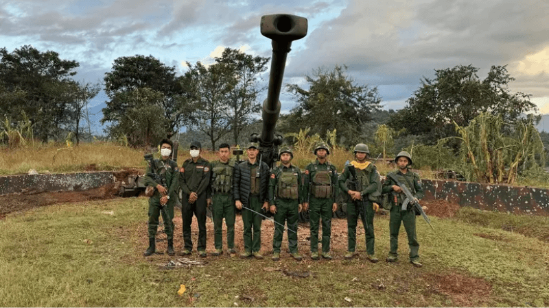 Myanmar ethnic fighters clash with military on major trade route