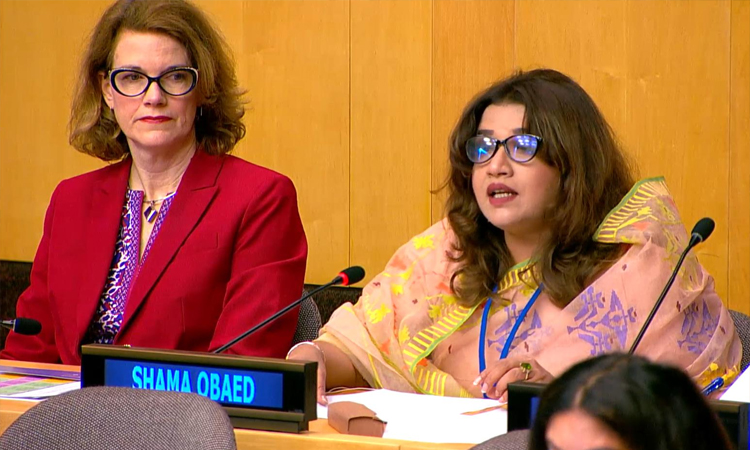 Bangladesh State Minister Shama Obaed renews push for Rohingya repatriation at UN