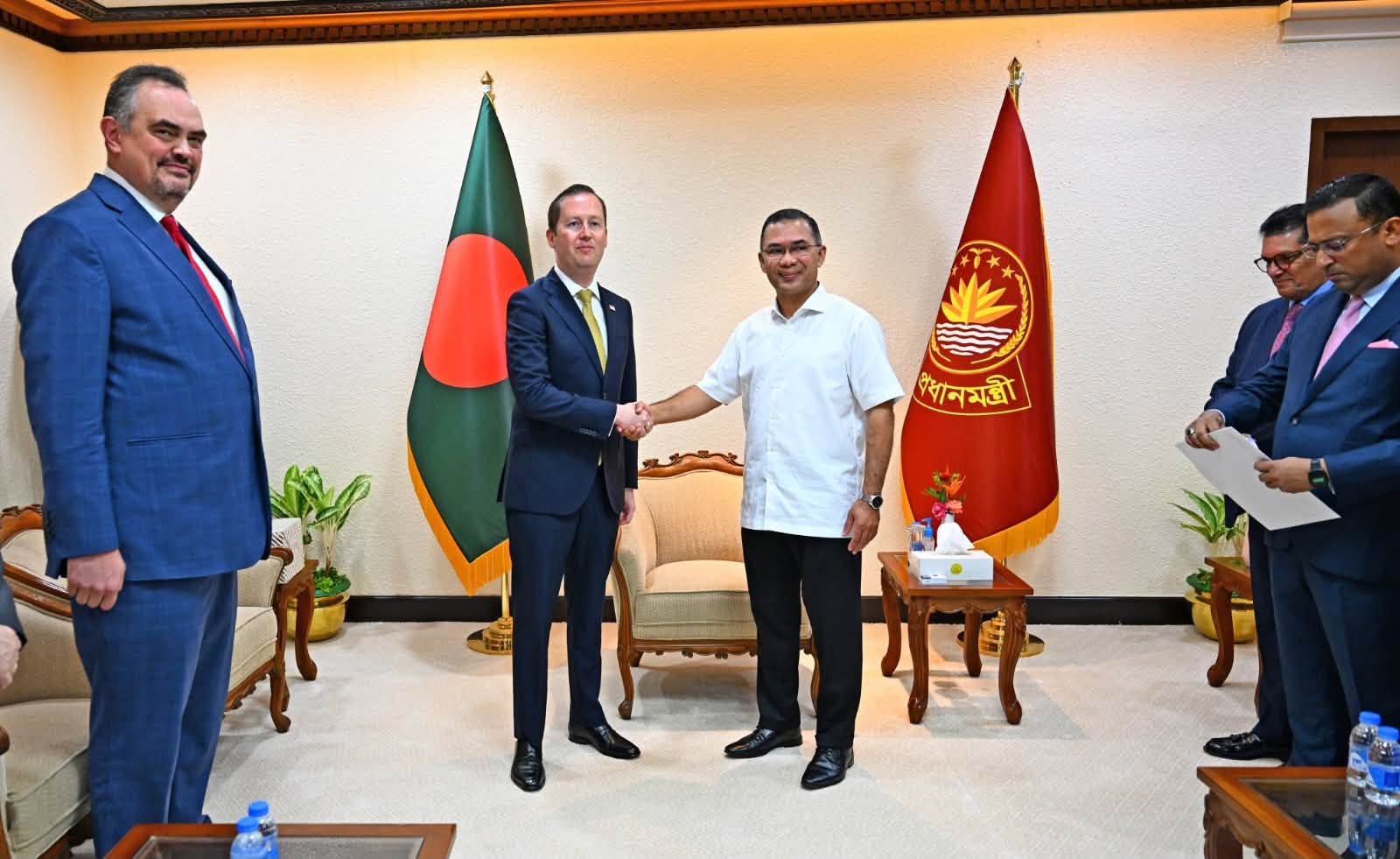 US Envoy Sergio Gor Stresses Political Solution to Rohingya Crisis in Meeting with Bangladesh PM