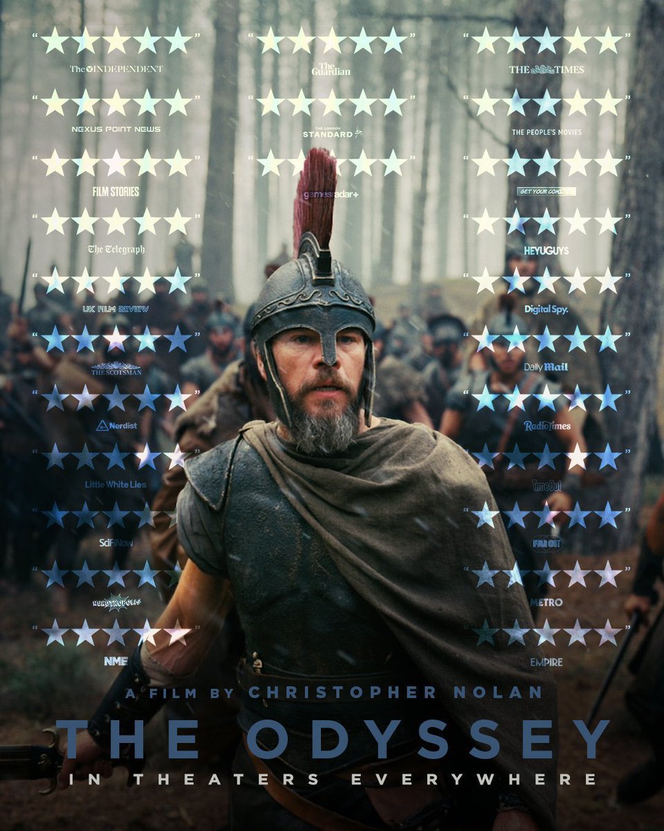 Christopher Nolan’s ‘The Odyssey’ becomes his biggest box-office hit