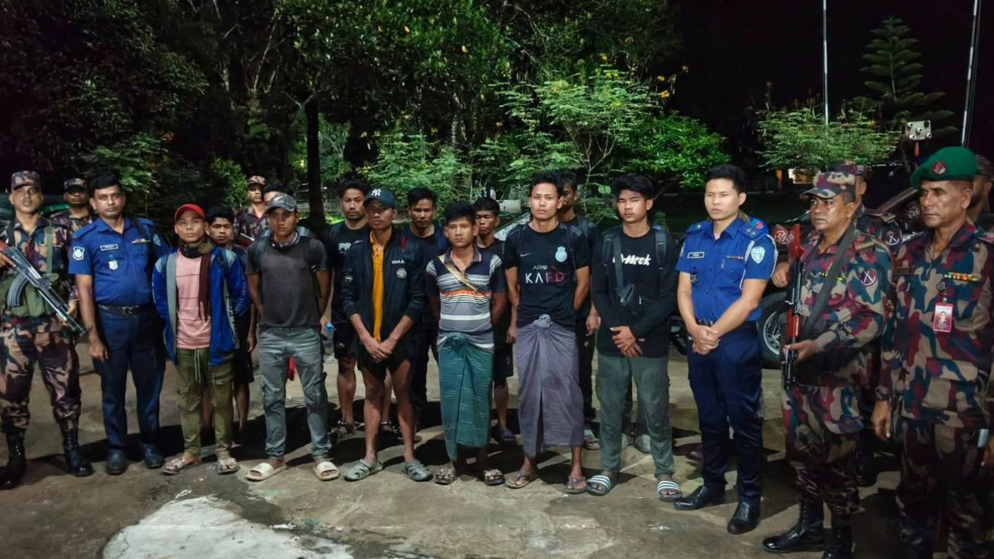 14 Myanmar Nationals Detained for Illegal Entry into Bangladesh