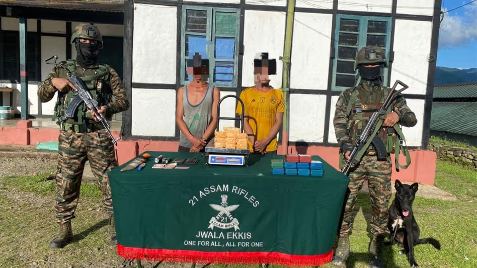 Assam Rifles Seize Rs 24 Lakh Heroin, Arrest Two Myanmar Nationals in Arunachal