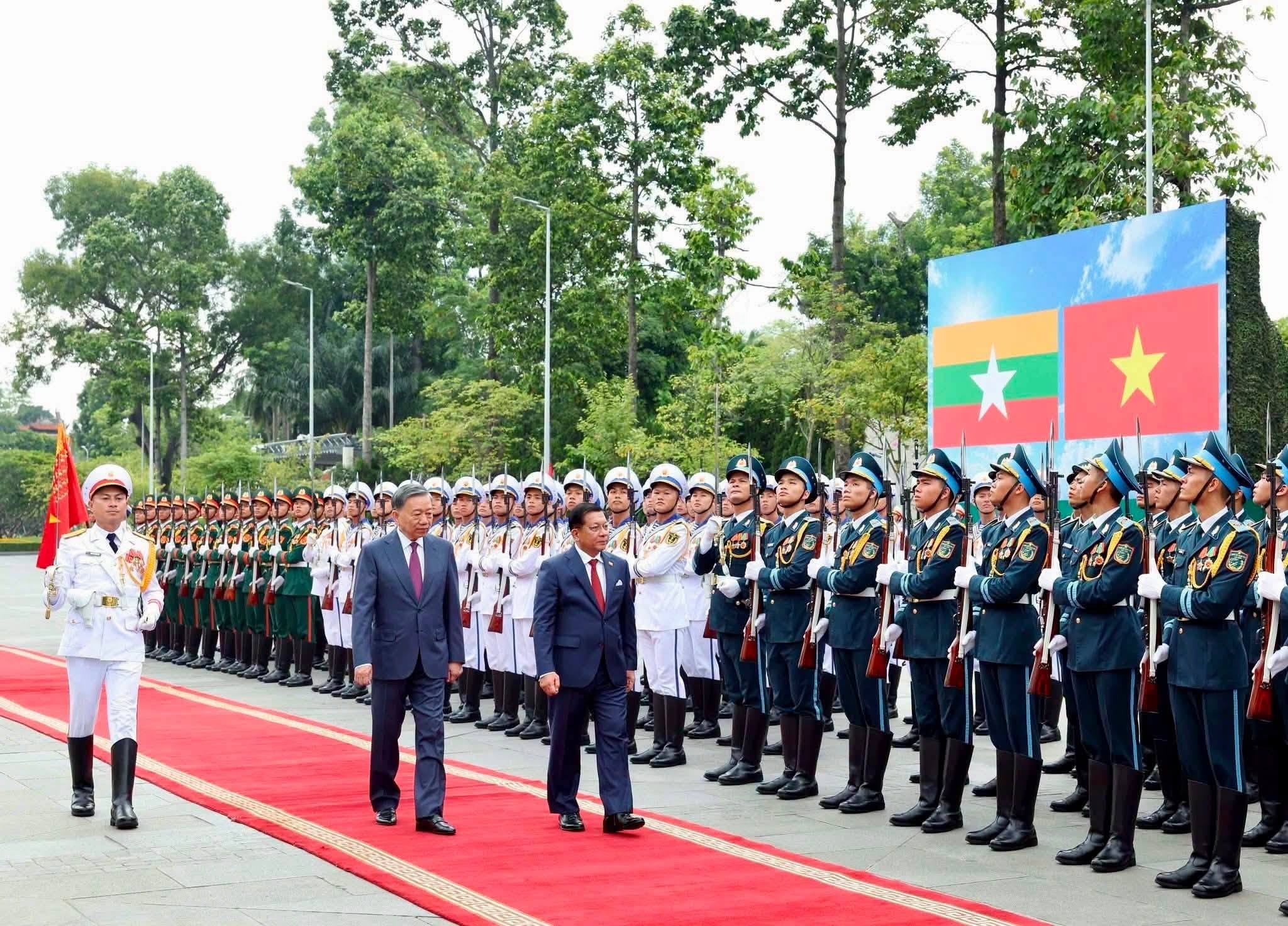 Vietnam, Myanmar agree to deepen defence ties during President Min Aung Hlaing visit