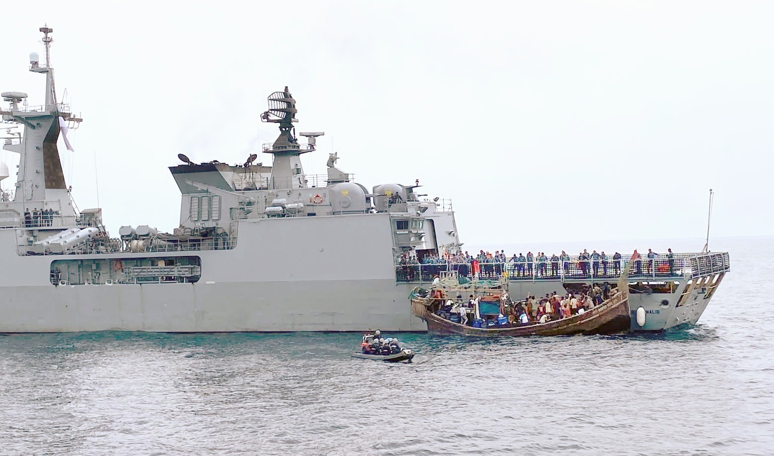 Bangladesh Navy detains 11 traffickers, rescues 65 victims bound for Malaysia by sea