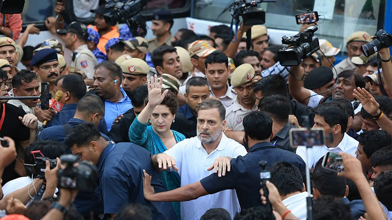 Delhi Locked Down as Rahul Gandhi Leads Fresh Protest Against Election Chief