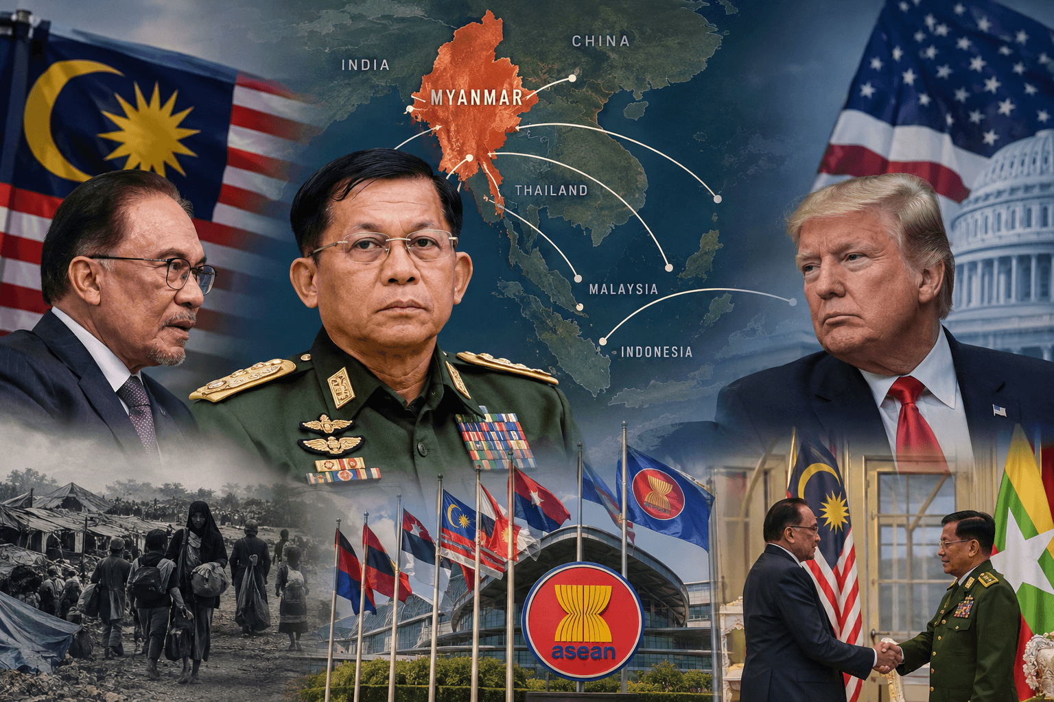 From Malaysia to Trump, Myanmar’s Military Rulers Find New Path Out of Isolation: Asia News 