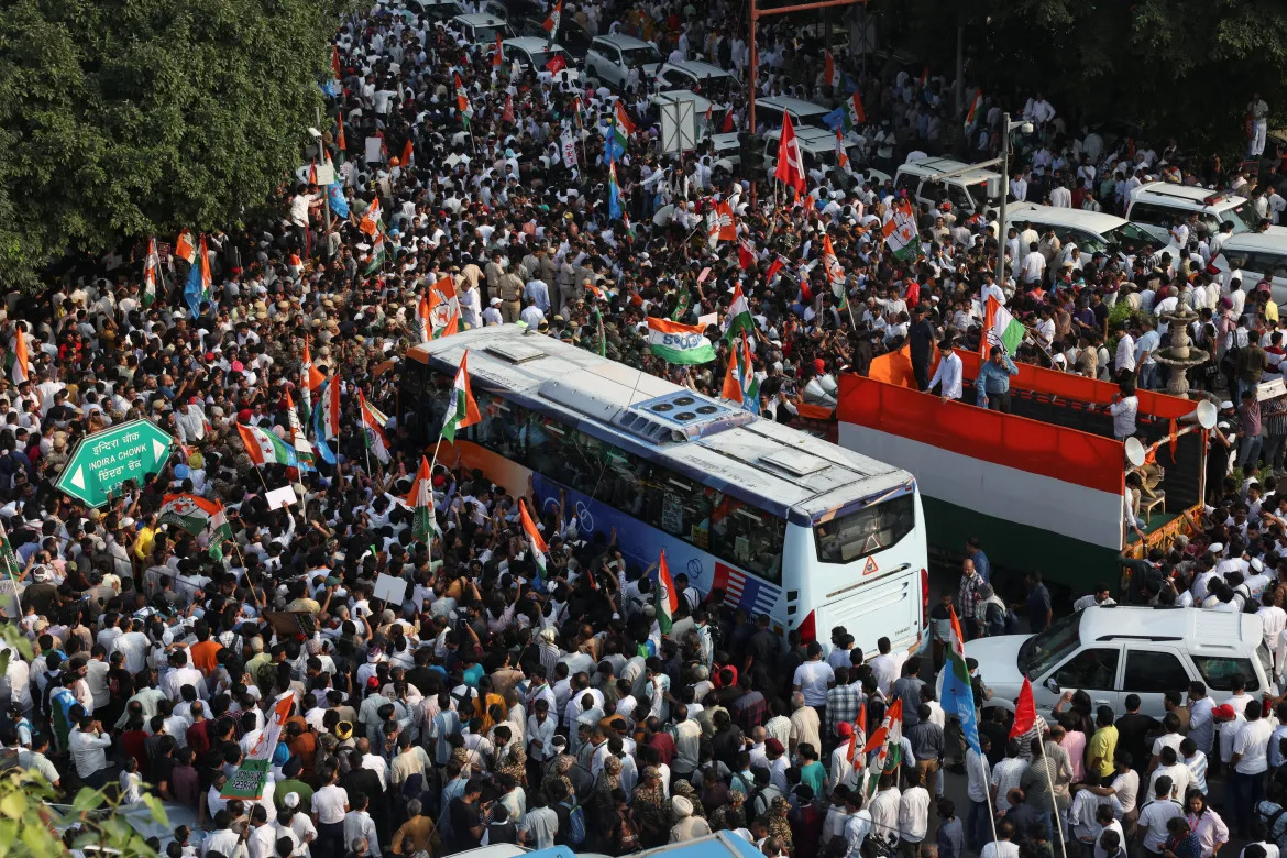 Delhi Protests Intensify as Voter Roll Dispute Puts Modi Government Under Pressure