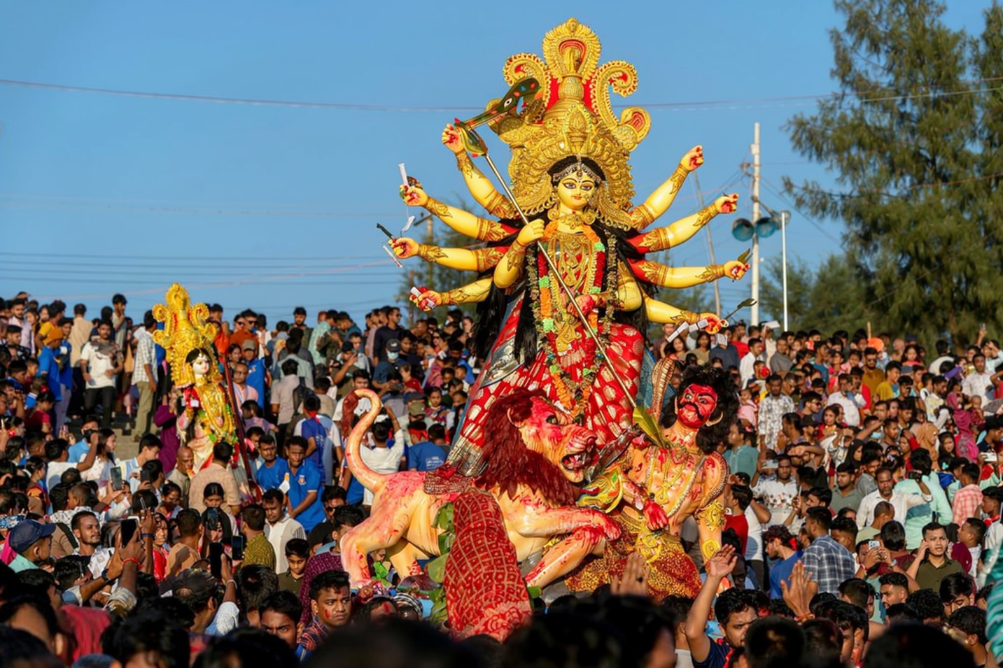   Bijoya Dashami Celebrated Across Bangladesh, Kolkata