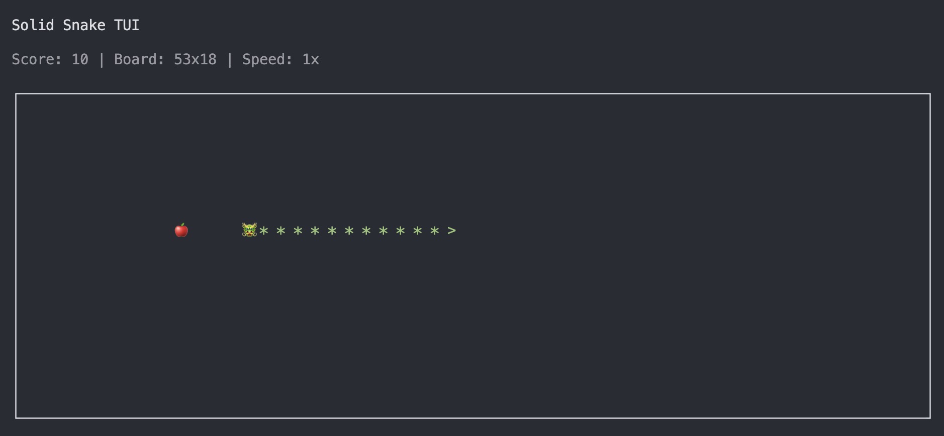 Building Snake with OpenTUI and SolidJS
